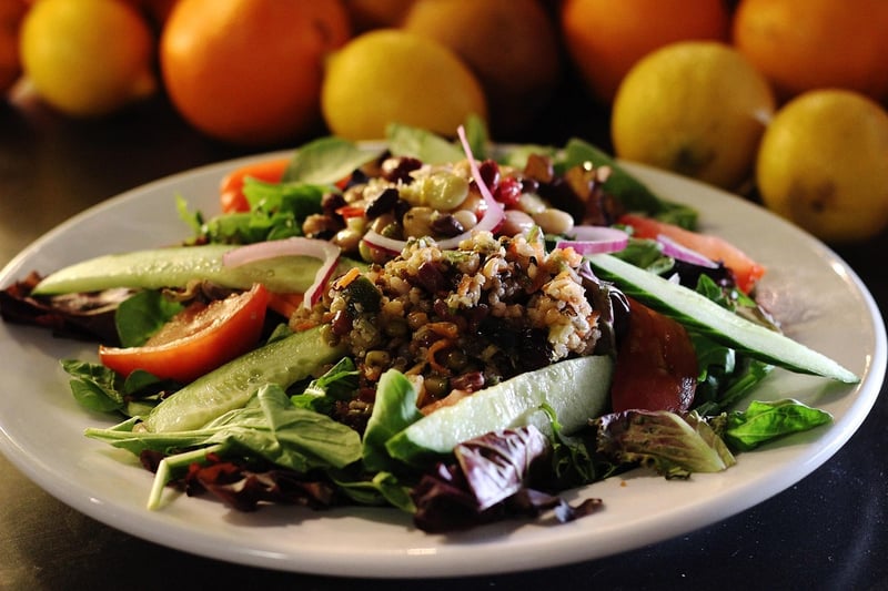 Quinoa Salad with Chickpeas and Avocado